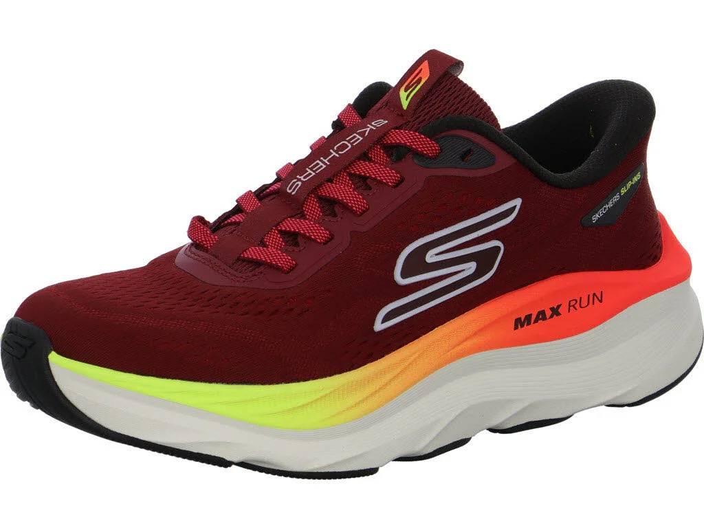 Skechers Herren Schnürschuhe 221000 RDMT Max Run red/multi normal