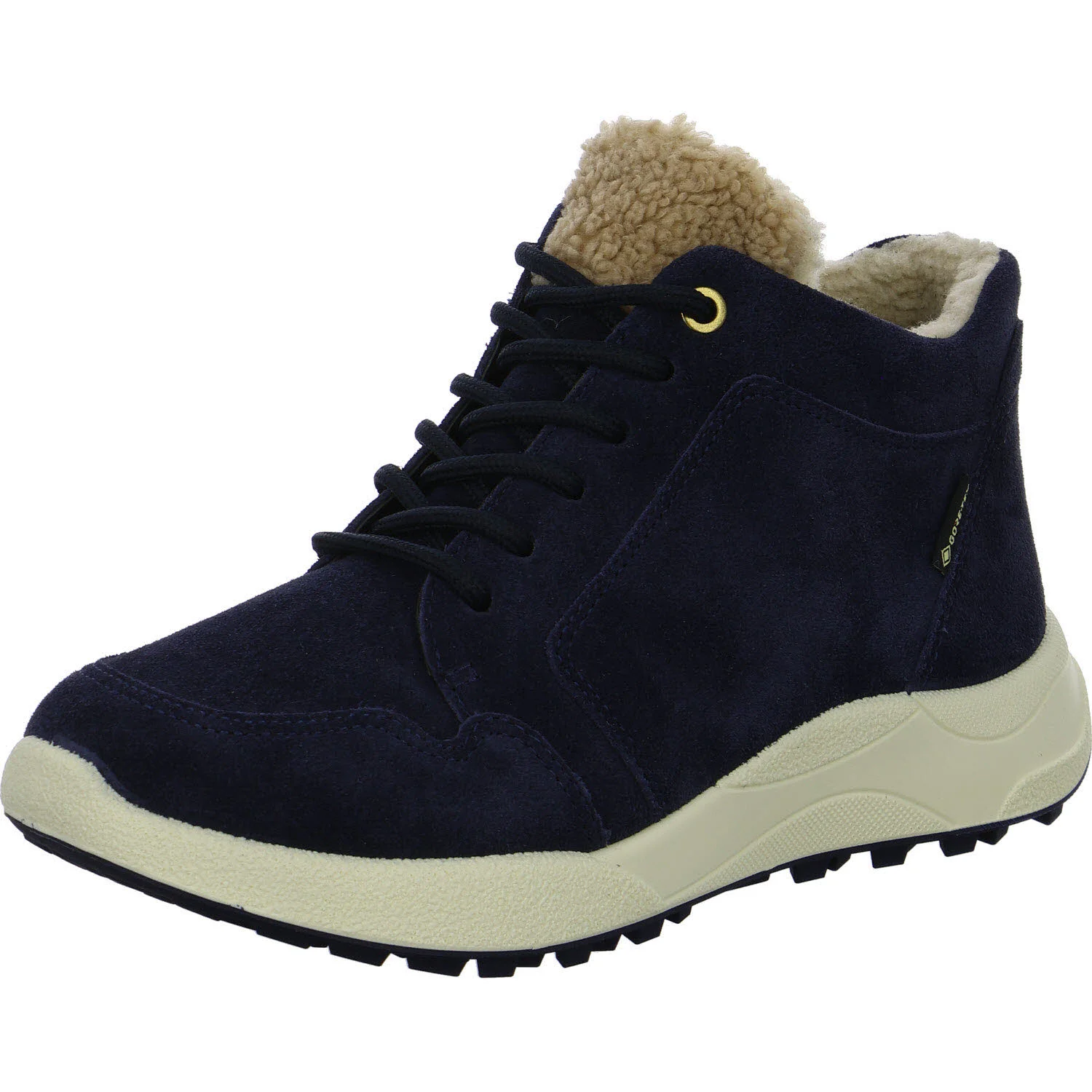 Ara Damen Schnürstiefel warm 12-27105-02 Bergen blau, sand H (weit)