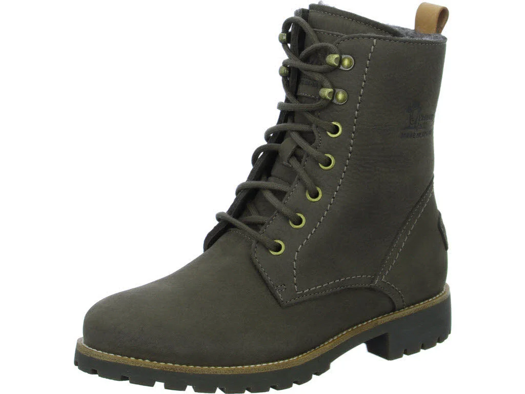 Panama Jack Damen Schnürstiefel warm Fara Igloo Trav B5 Fara Igloo Trav gris/grey normal