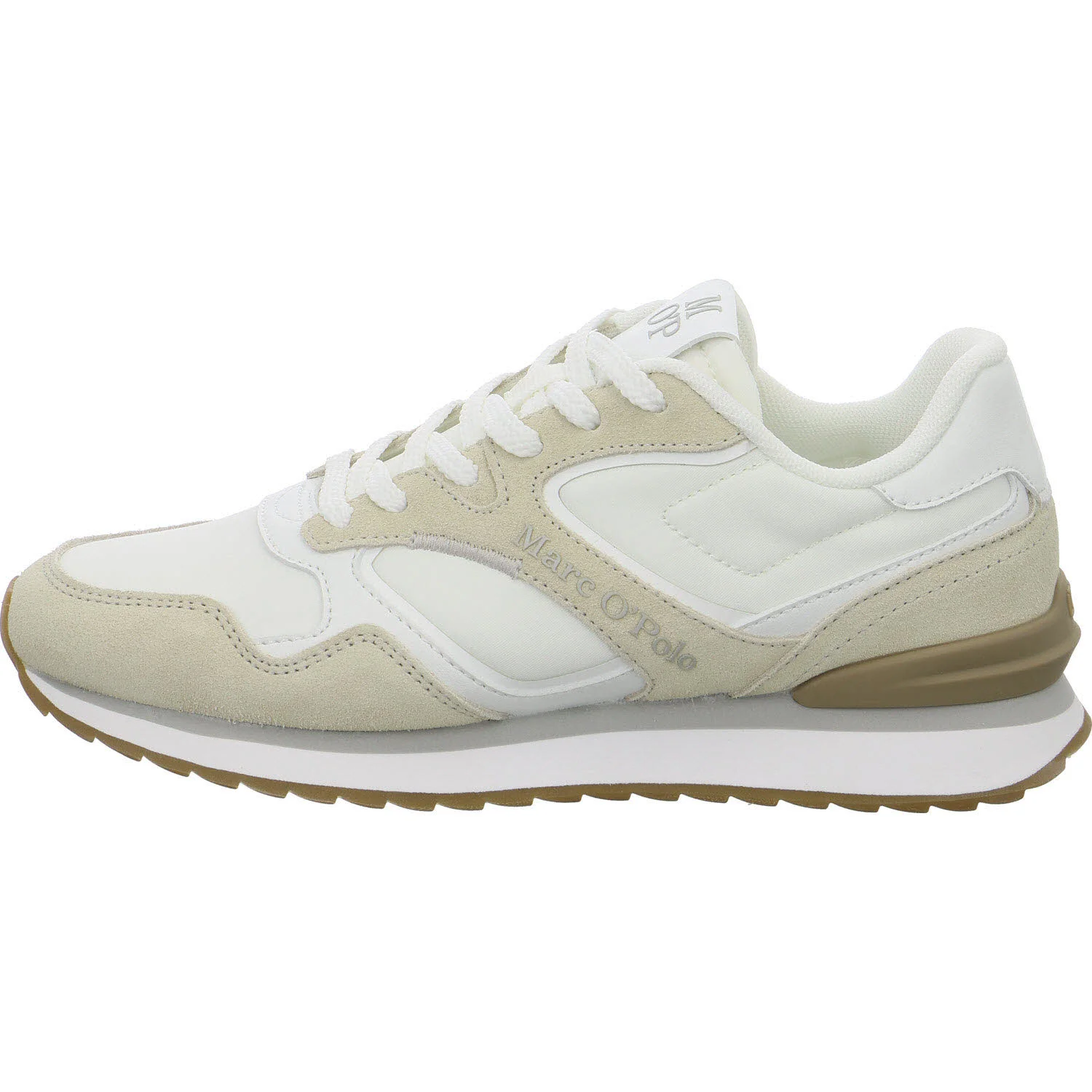 Marc O'Polo Damen Schnürschuhe 602 19323502 349 933 602 19323502 349 gray silk/offwhite normal