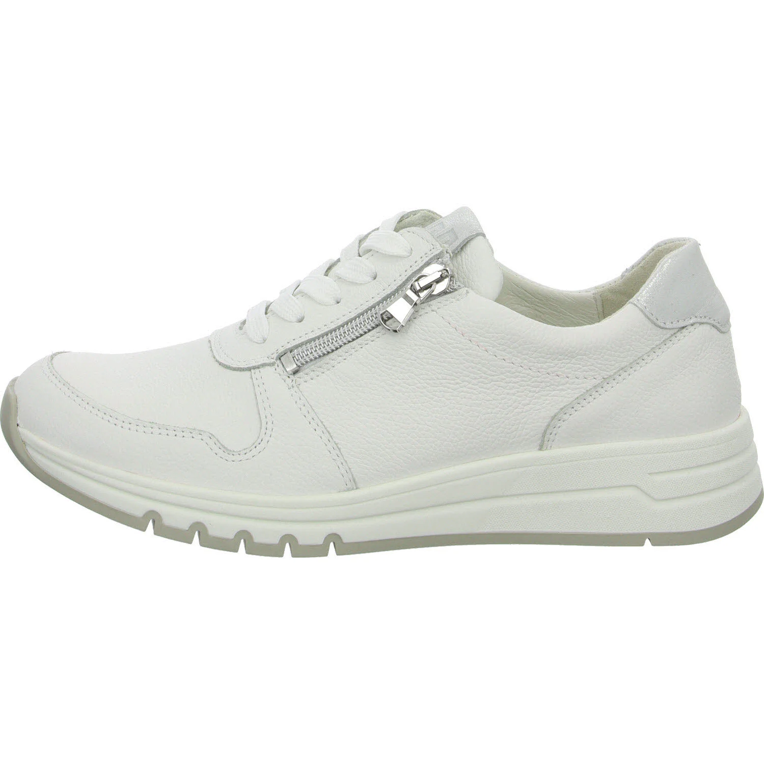 Element 6 von 8 (Bild) – Waldläufer Damen Schnürschuhe 957004-204/663 H-April weiss silber H (weit)