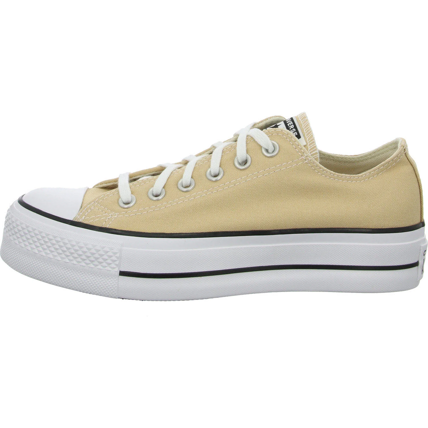 Converse Damen Schnürschuhe A11877C/248 CTAS Lift OX coastal dune/white/black normal