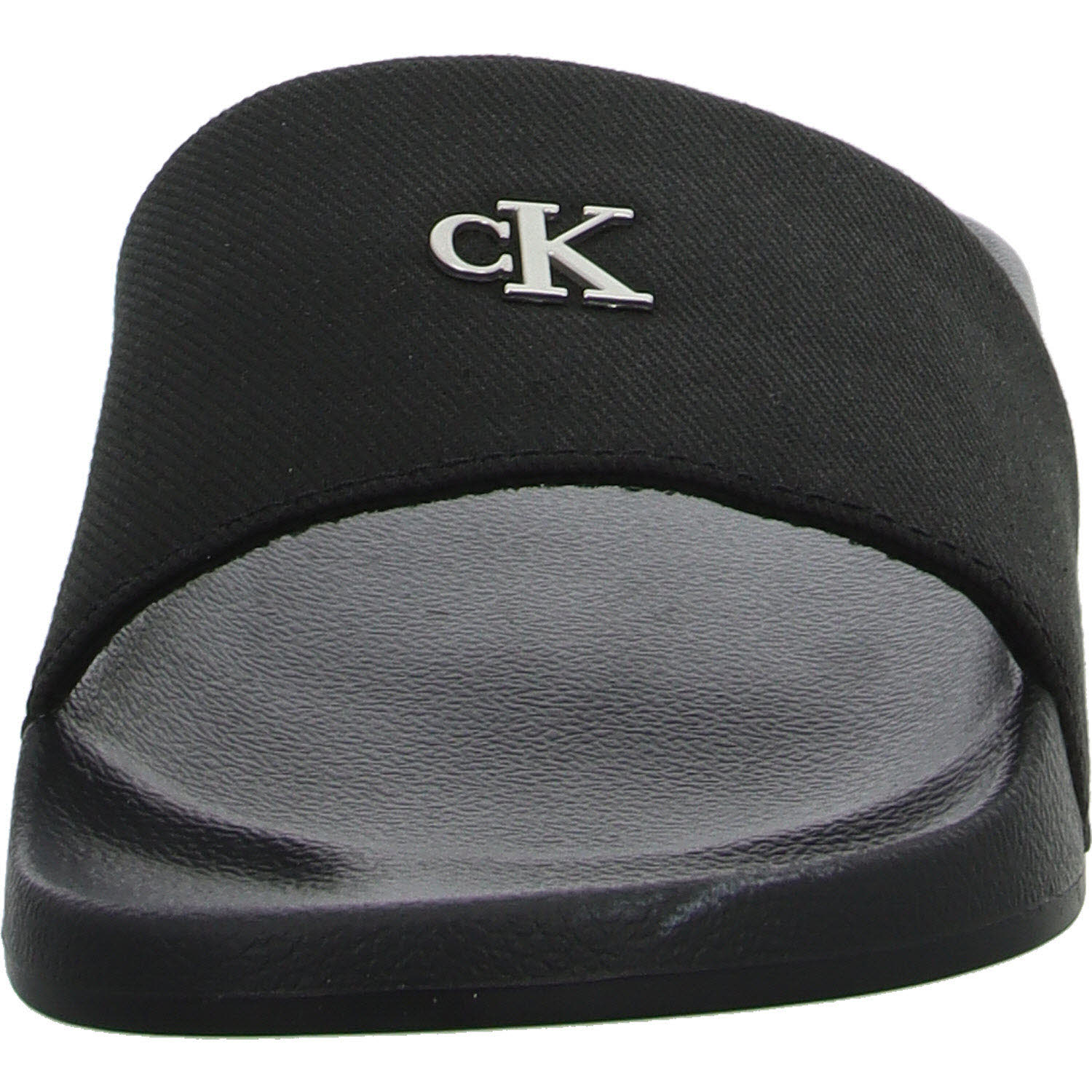 Calvin Klein Damen Pantoletten YW0YW017130GJ SLIDE MONOGRAM HARDWARE triple black normal