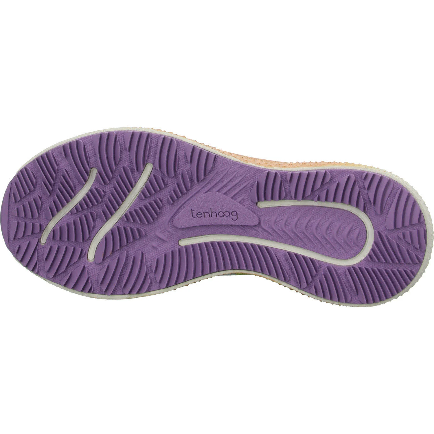 tenhaag Damen Slipper 0025-079 easyhaag sky/peach/butter normal