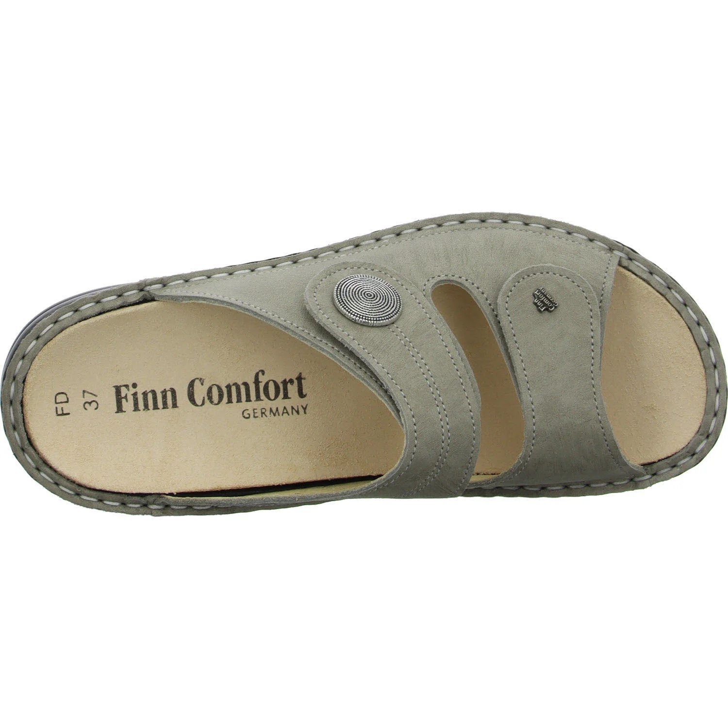 Element 8 von 8 (Bild) – Finn Comfort Damen Pantoletten 02550-825081 Sansibar taupe weit