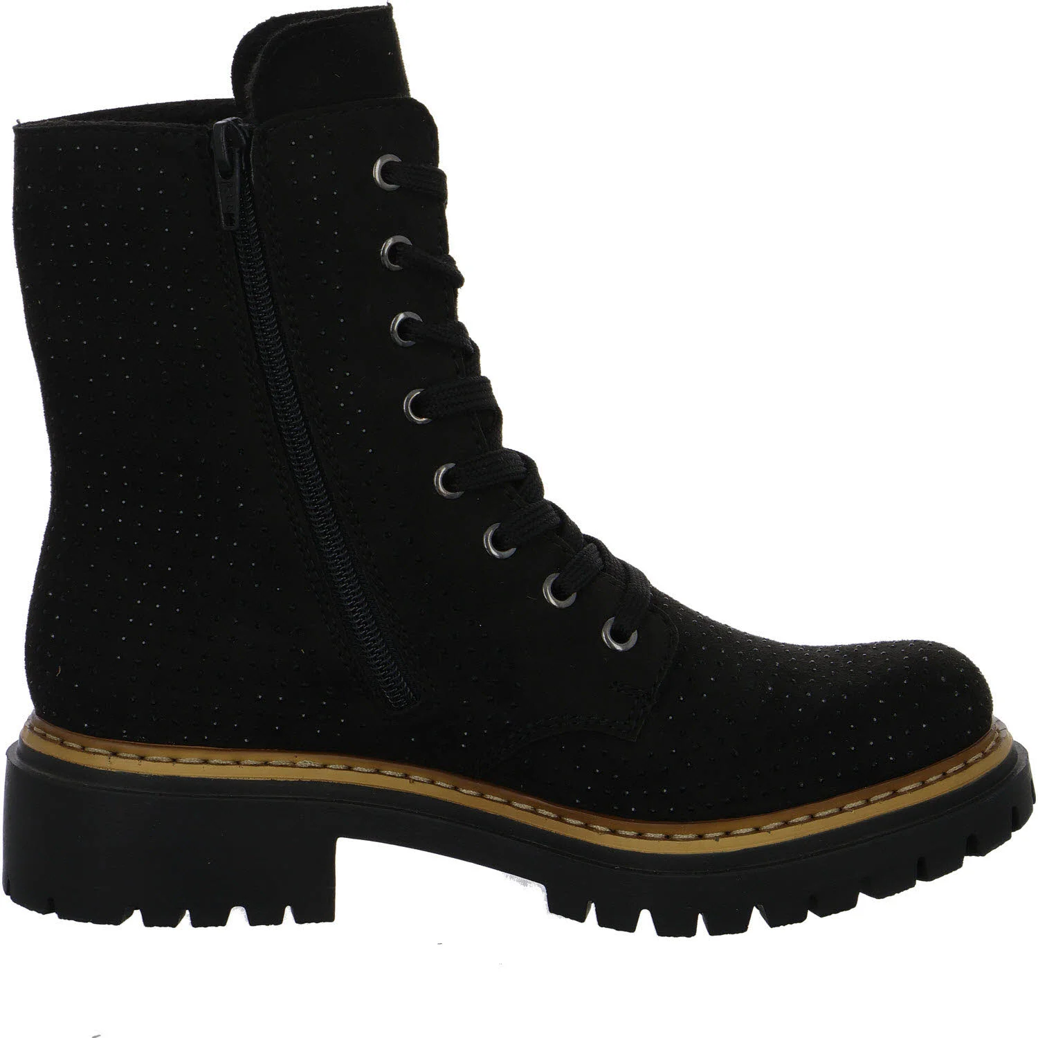 Element 7 von 8 (Bild) – Rieker Damen Schnürstiefel 72609-00 72609 schwarz F (normal)