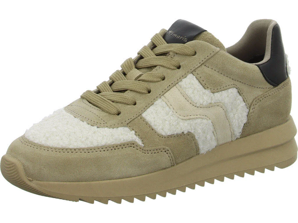 Element 1 von 8 (Bild) – Tamaris Damen Schnürschuhe 1-23728-43/344 1-23728-43 taupe comb normal