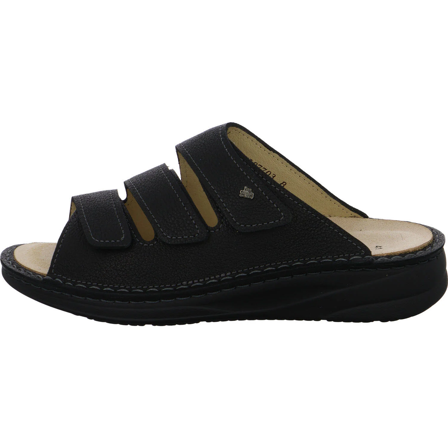 Finn Comfort Pantoletten 01702-813099 Keros schwarz weit