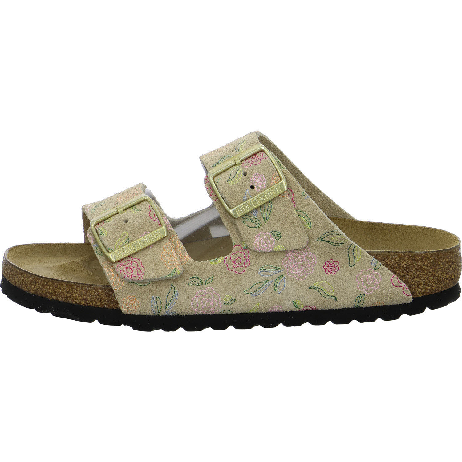 BIRKENSTOCK Pantoletten 1031736 Arizona sandcastle flower print schmal