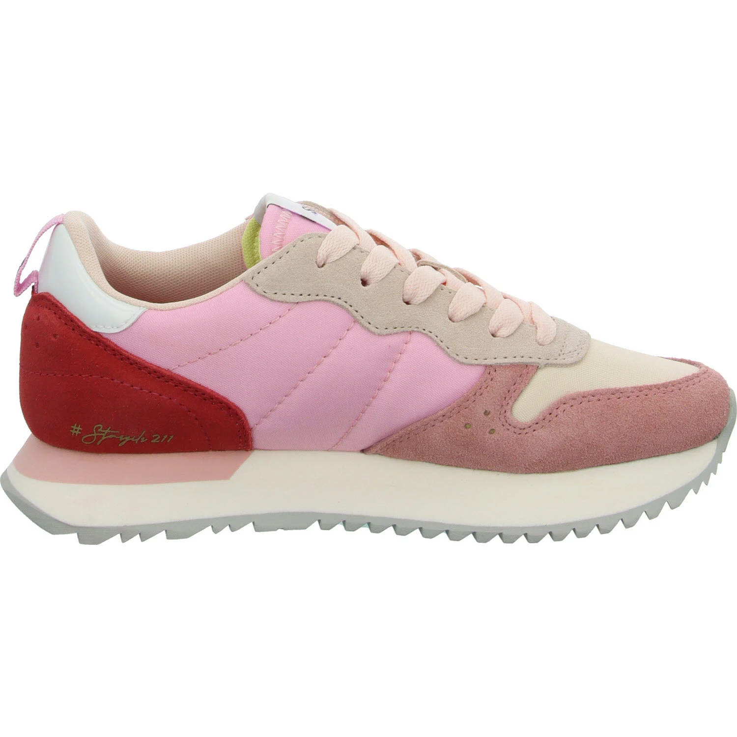 SUN68 Damen Schnürschuhe Z35211 39 STARGIRL MULTICOLOR porcelain normal