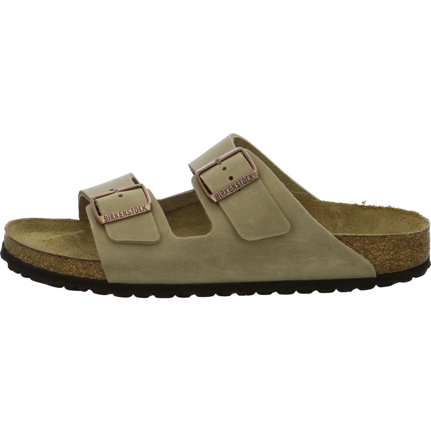 BIRKENSTOCK Pantoletten 552813 Arizona Soft Footbed tabacco brown schmal