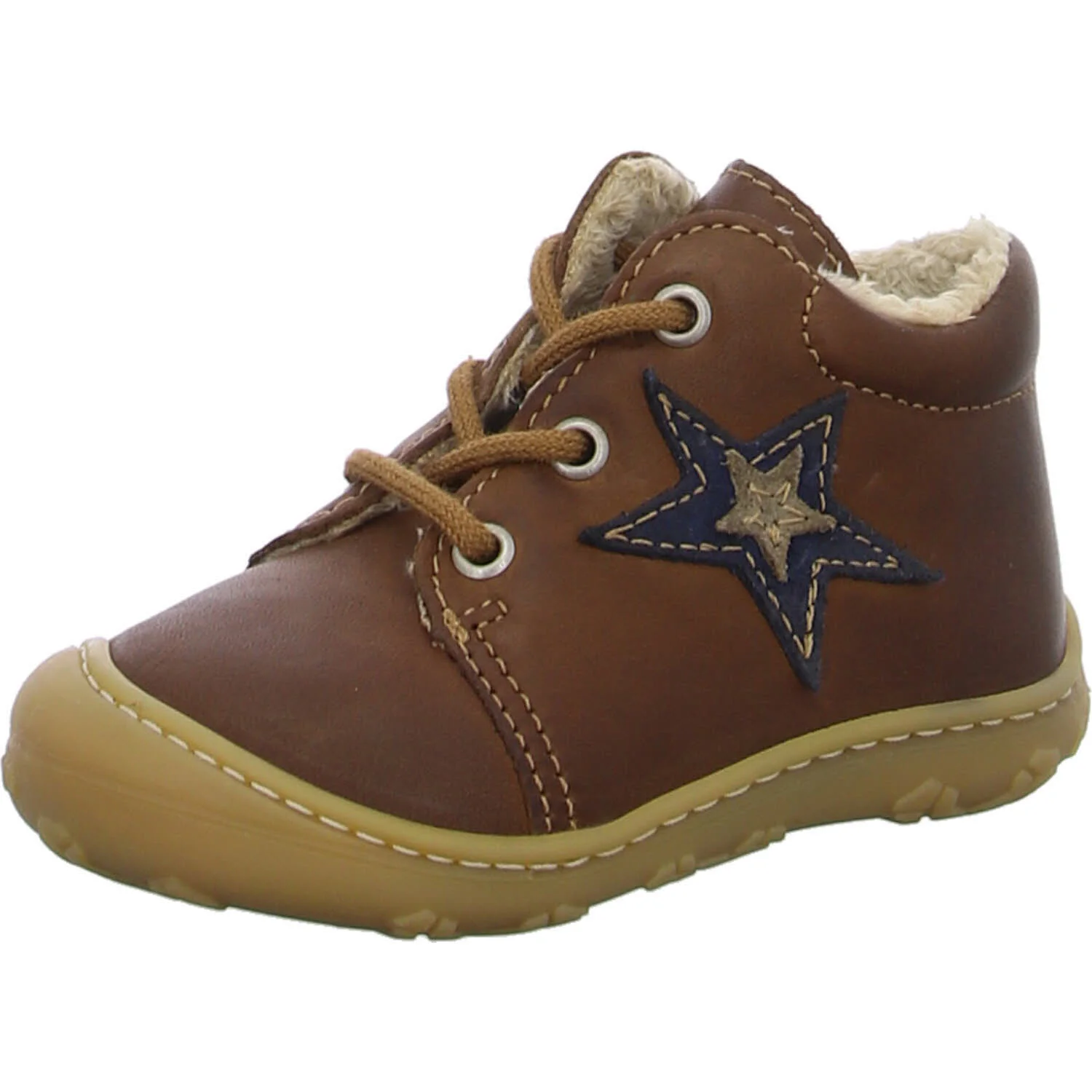 Ricosta Kinder Schnürstiefel 72 1222600/262 ROMMI cognac WMS mittel