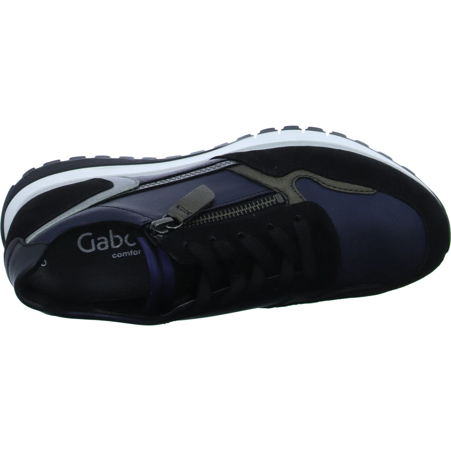 Element 8 von 8 (Bild) – Gabor Damen Schnürschuhe 76.378.36 76.378 ocean/schwarz/smog H (weit)