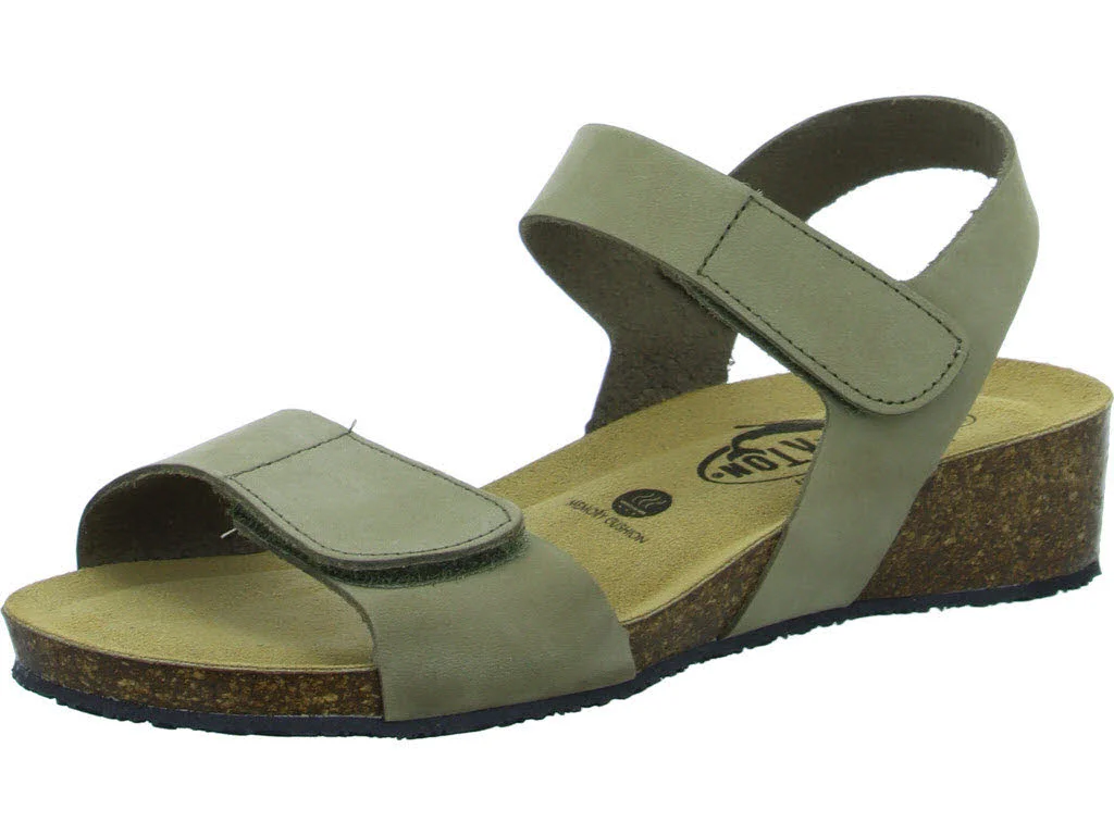 Plakton Damen Sandalen 775893 Norita 775893 Oliva normal