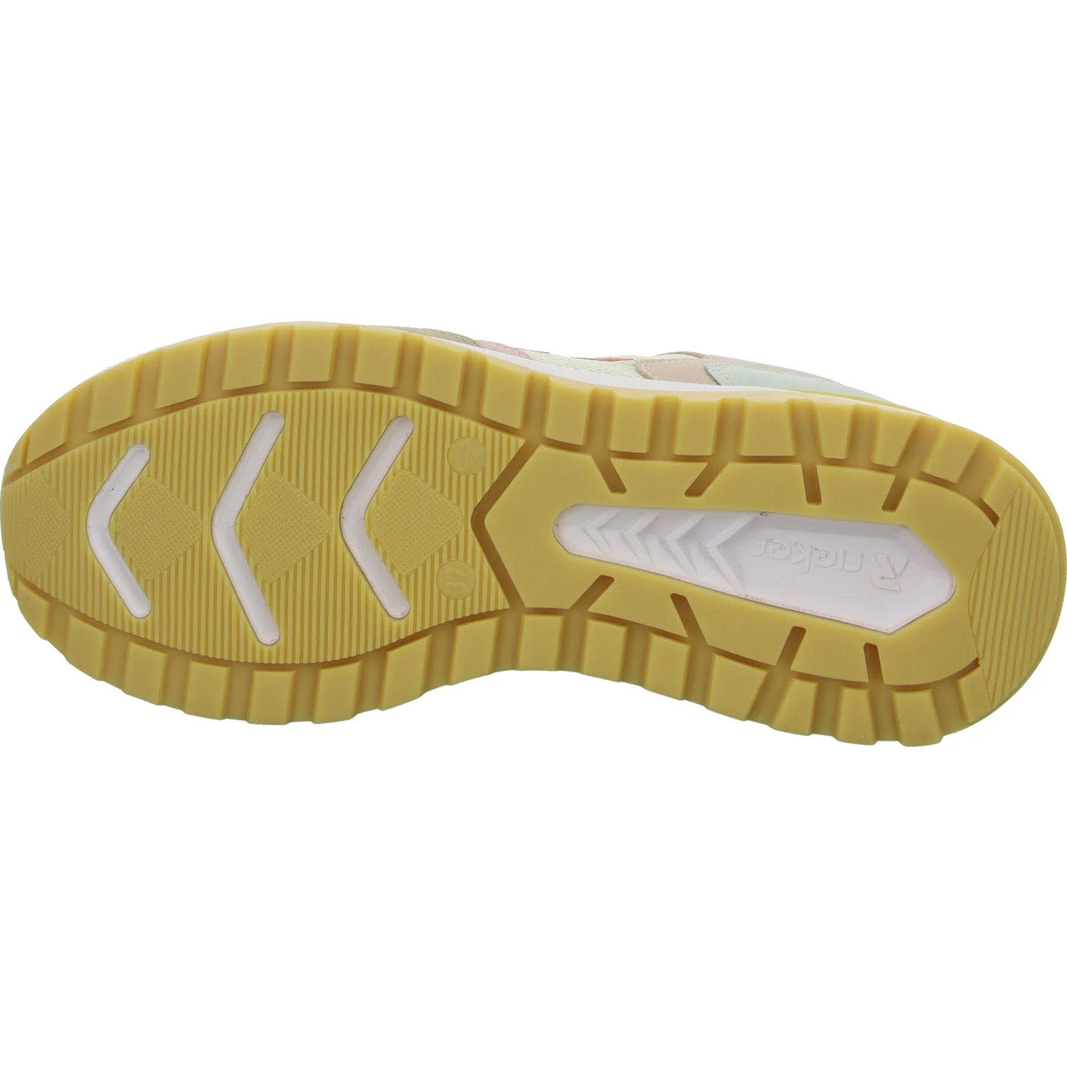 Rieker Damen Schnürschuhe W2506-61 W2506 lehm/crema/bouchara/pumpkin F 1/2 (normal)