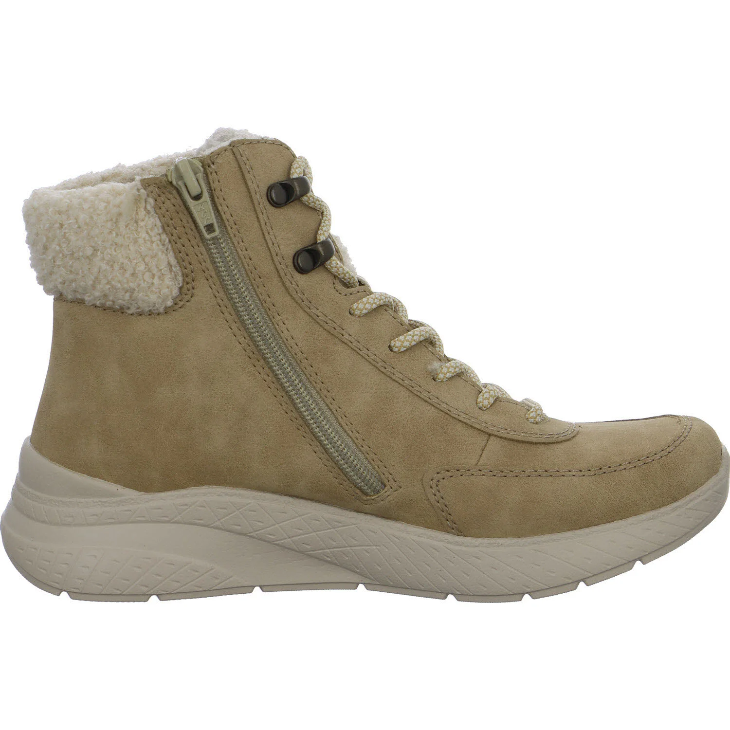 Rieker Damen Schnürstiefel warm M8510-60 M8510 marble/beige F (normal)