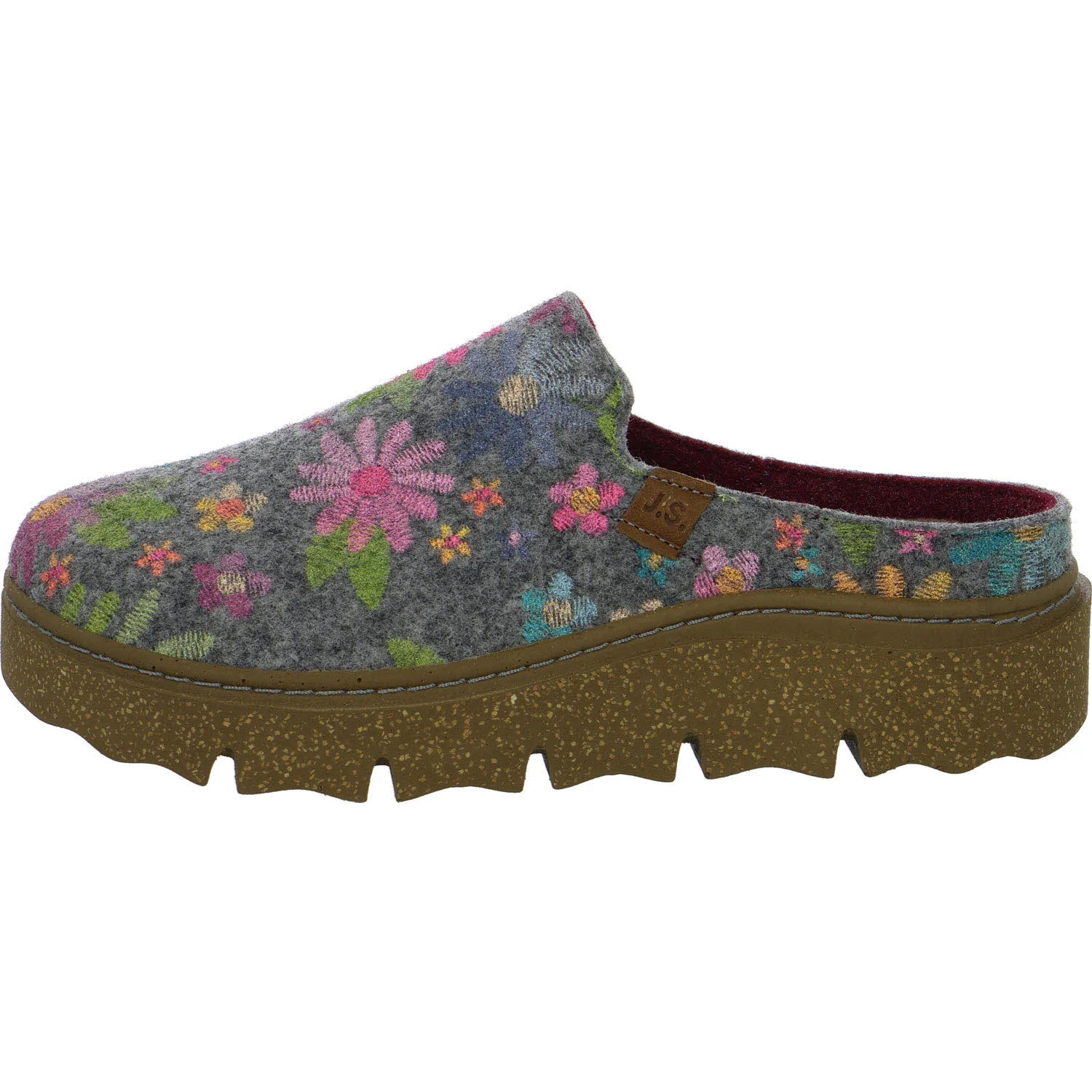 Element 6 von 8 (Bild) – Josef Seibel Damen Winterpantoffel 53001TE979/712 Carmaux 01 grau-multi normal