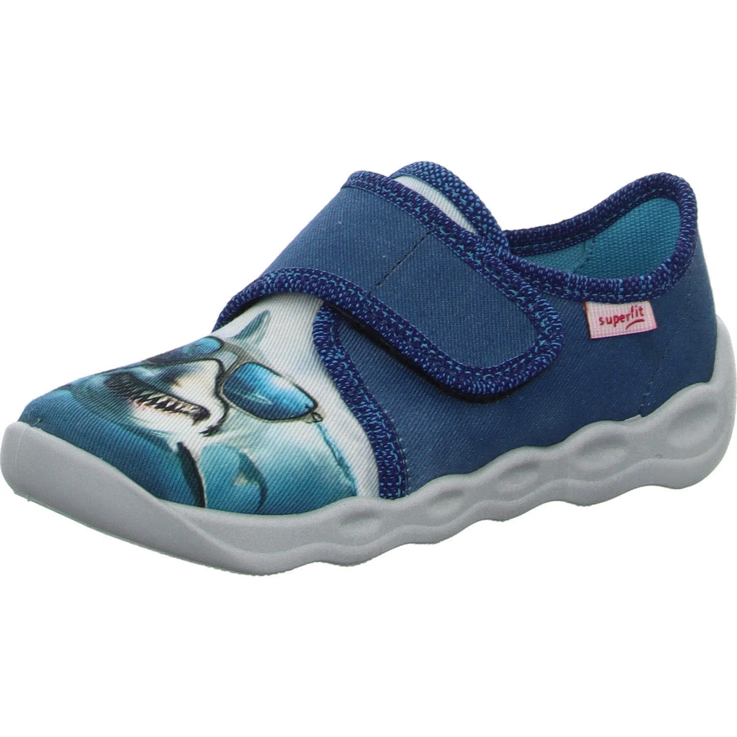 Superfit Kinder Hausschuhe 1-006274-8040 Bubble türkis WMS mittel