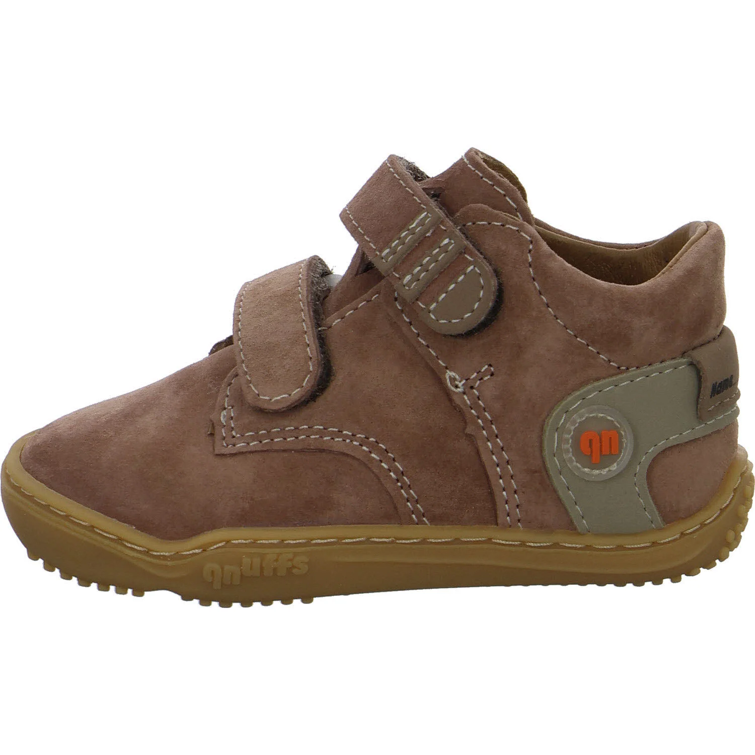 qnuffs Kinderschuh zum Schlupfen QN 0010132/220 Buche mousse/tundra WMS mittel