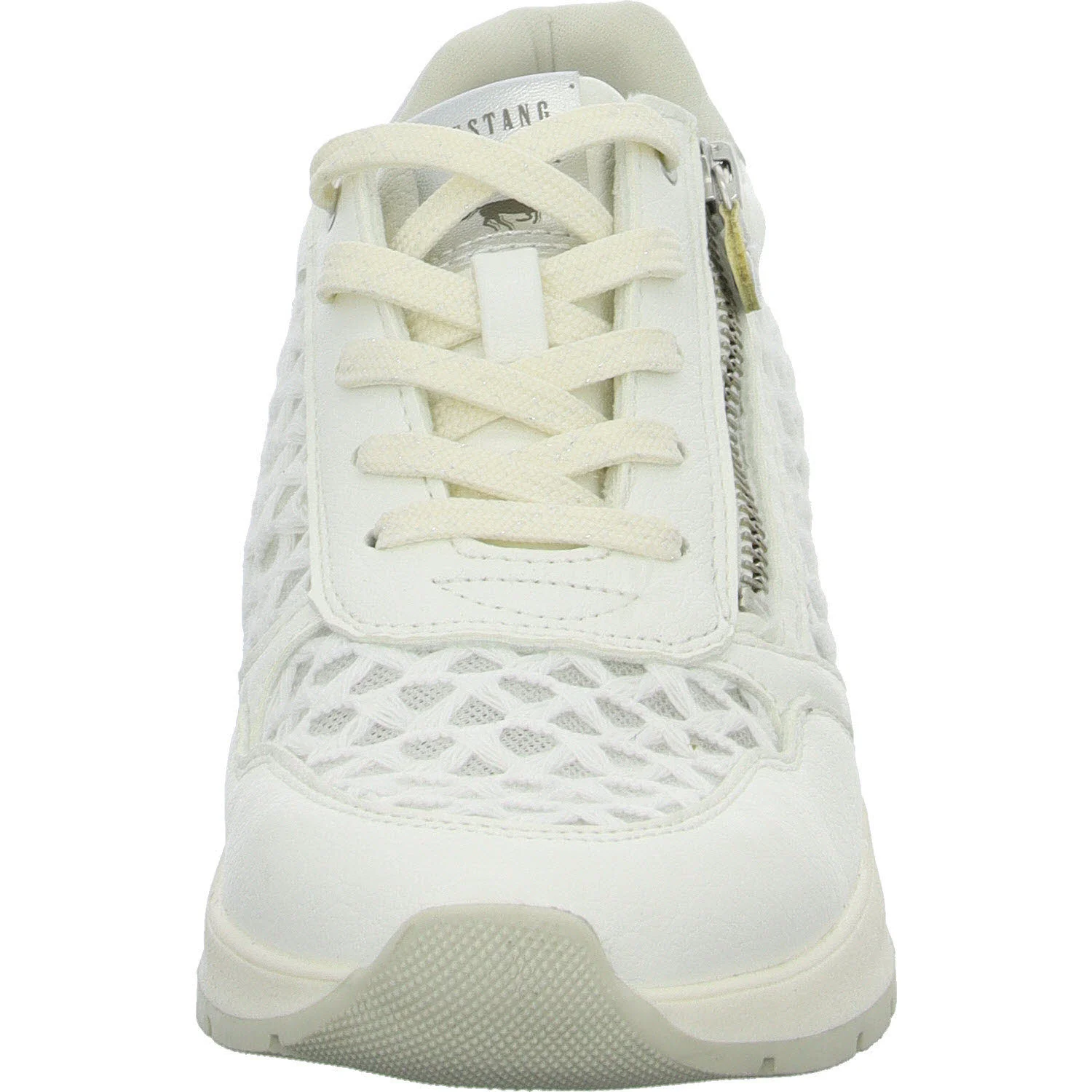 Mustang Damen Schnürschuhe 1487304-1 1487304 weiss normal