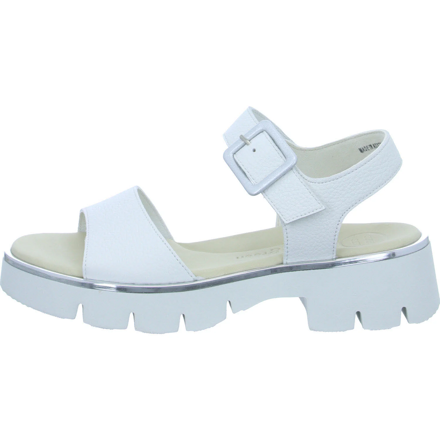 Element 6 von 8 (Bild) – Paul Green Damen Sandalen 6134-005 6134 grained white normal