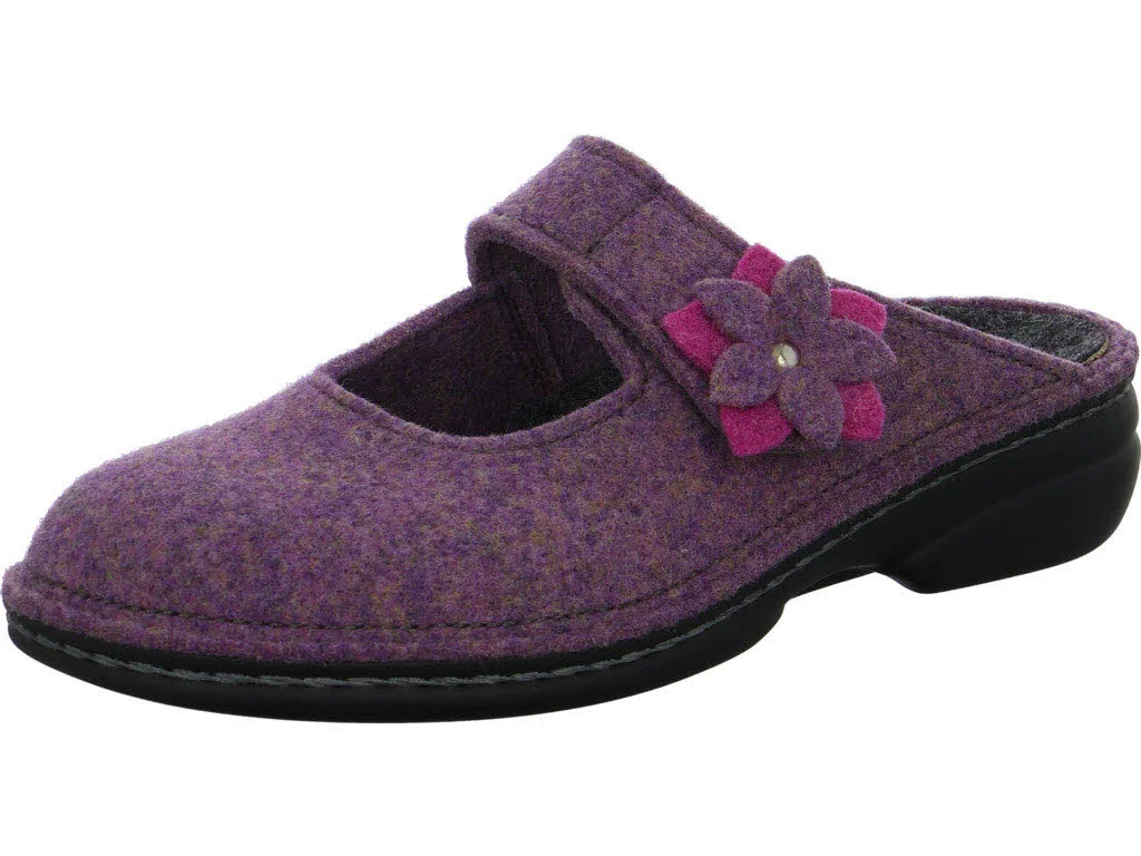 Finn Comfort Damen Winterpantoffel 06560-903174 Arlberg lavanda/pink weit
