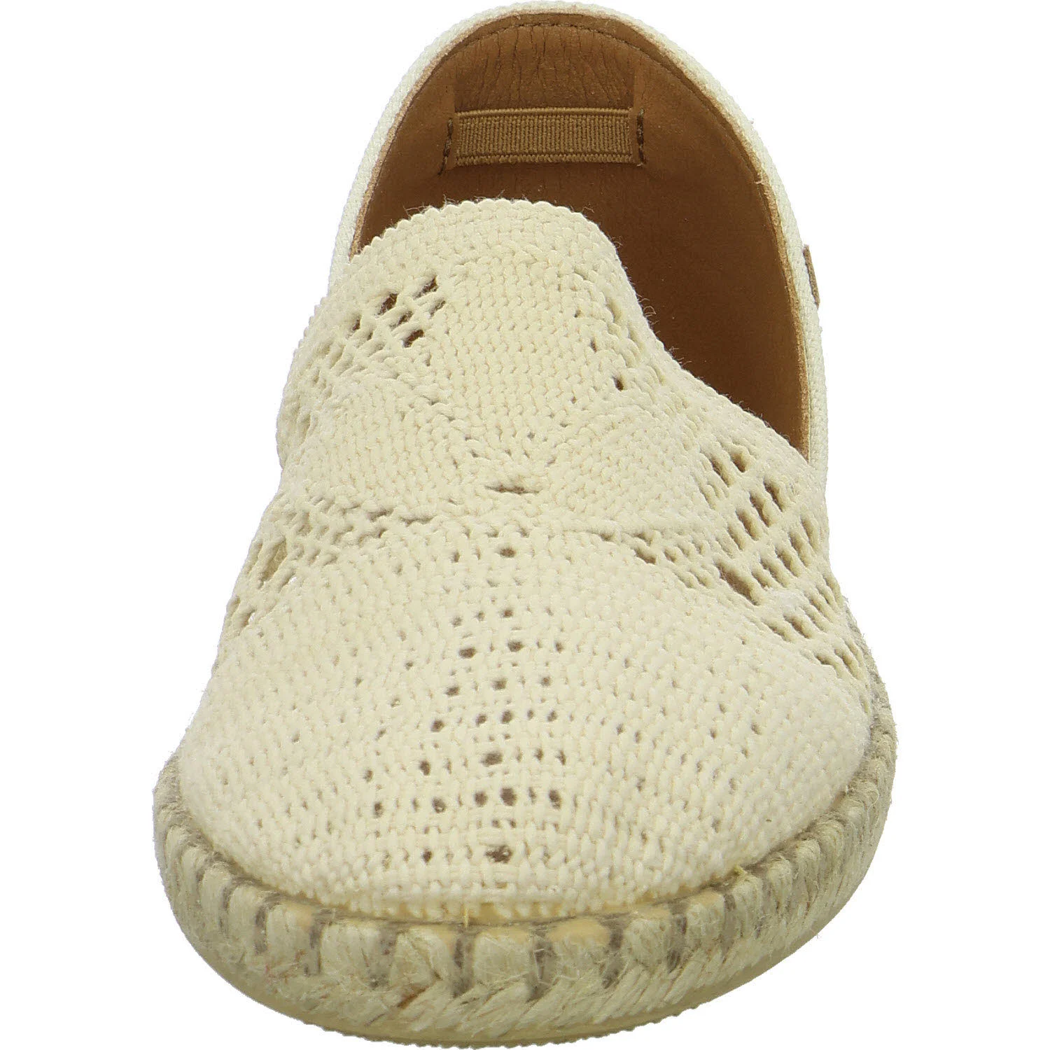 Verbenas Damen Slipper 0300580561 082 CARMEN CROCHET-LINO/PARIS crudo/crudo normal