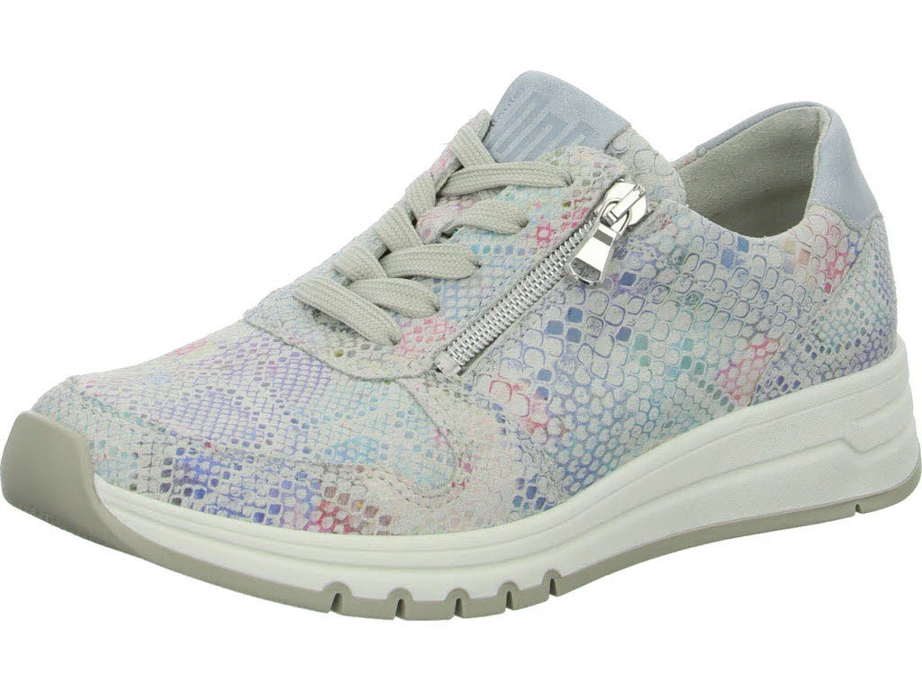 Waldläufer Damen Schnürschuhe 957004-203/299 H-April multi sky H (weit)