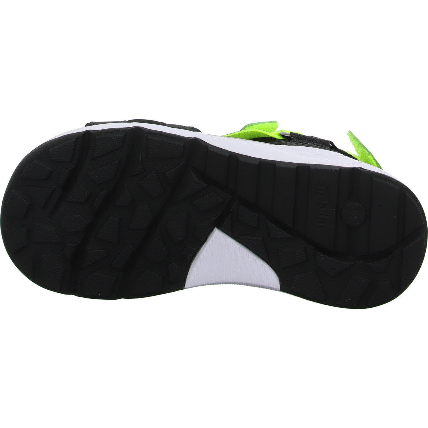 Superfit Kinder Sandalen 1-000580-0010 Criss Cross schwarz/gelb WMS mittel