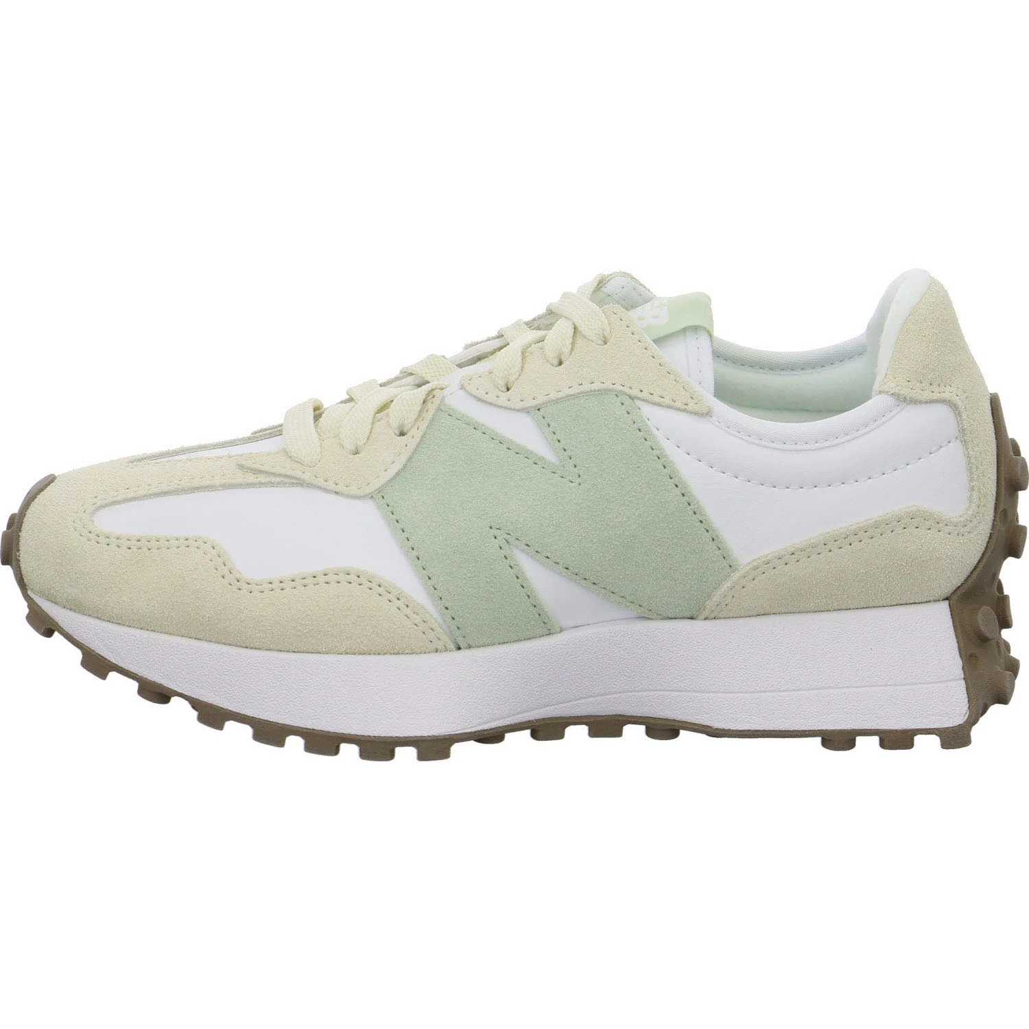 New Balance Damen Schnürschuhe W327SUB 327 angora/NB 103 white/ silver normal
