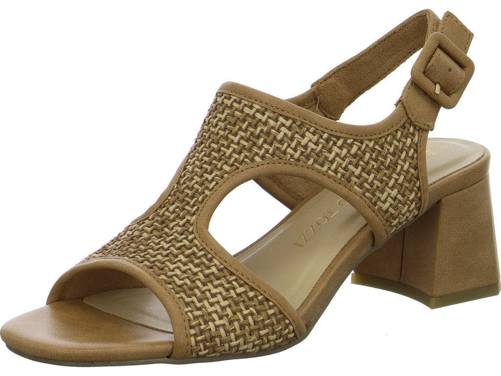 Marco Tozzi Damen Sandalen 2-28381-46/392 2-28381-46 cognac comb normal