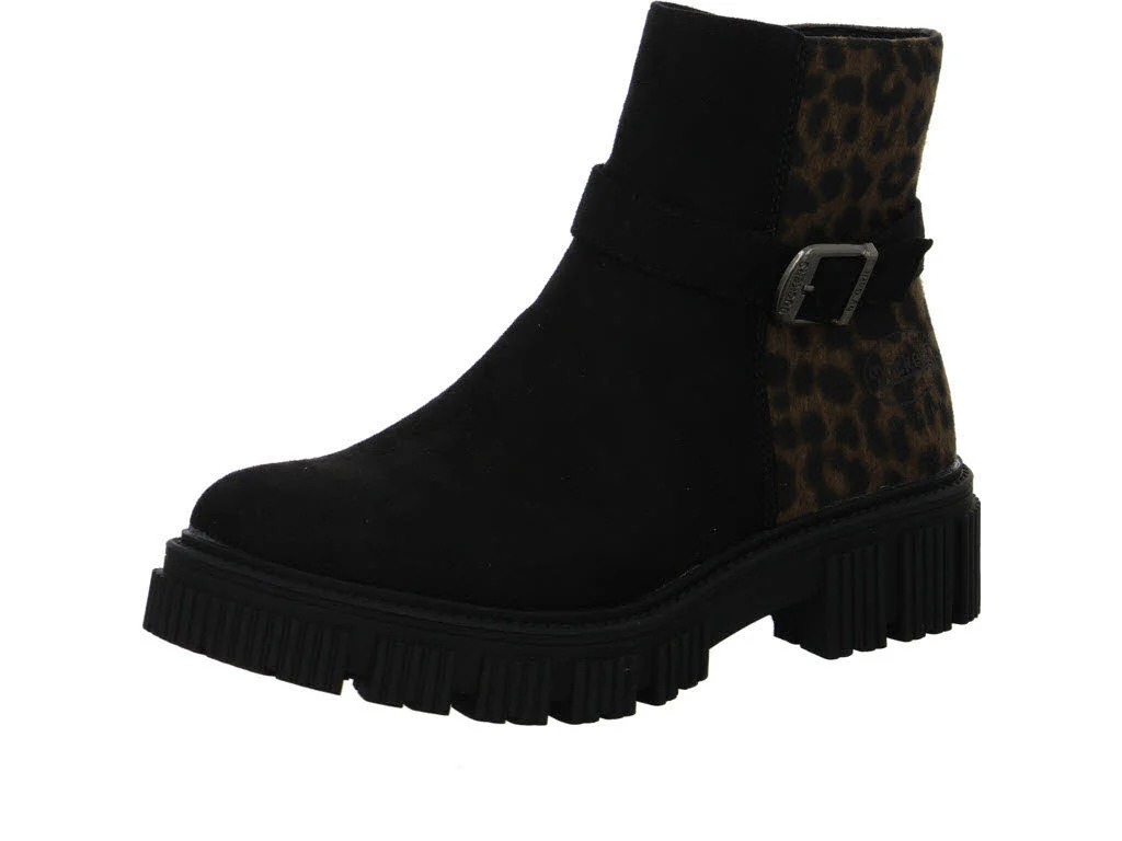 Dockers by Gerli Damen Stiefeletten 51DA915770384 51DA915770 schwarz braun normal
