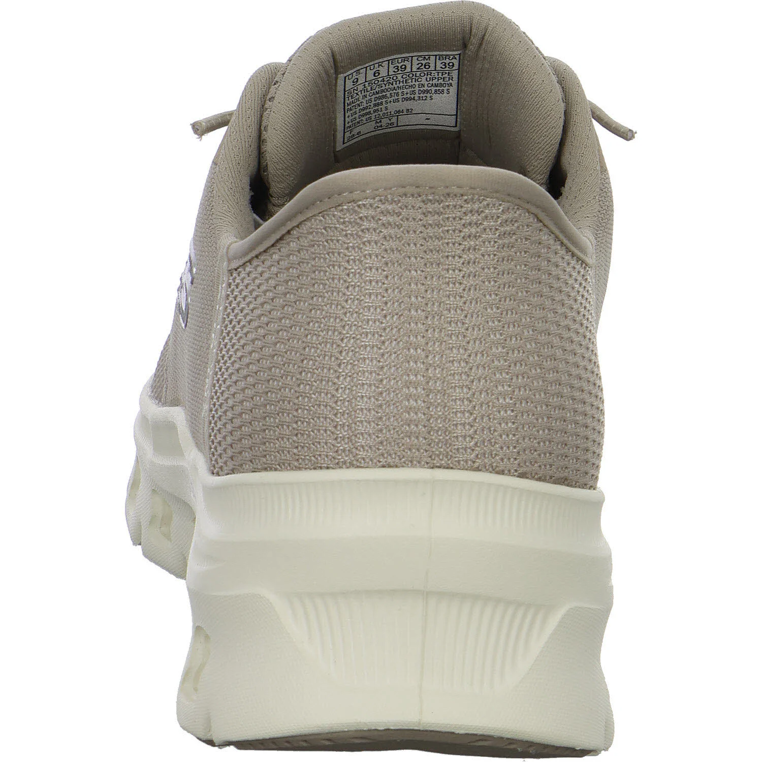 Element 4 von 8 (Bild) – Skechers Damen Slipper 150420 TPE Glide-Step Pro taupe normal