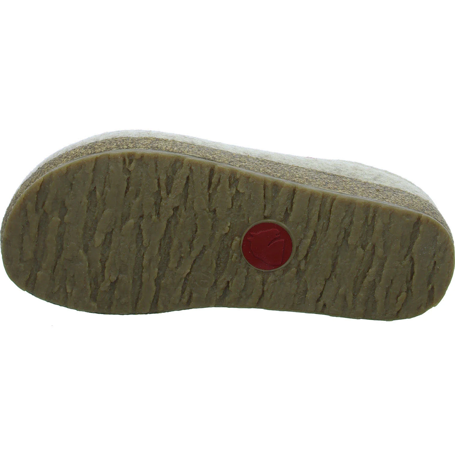 Haflinger Damen Winterpantoffel 741031-0-46 Grizzly Cuoricini beigemeliert öko normal