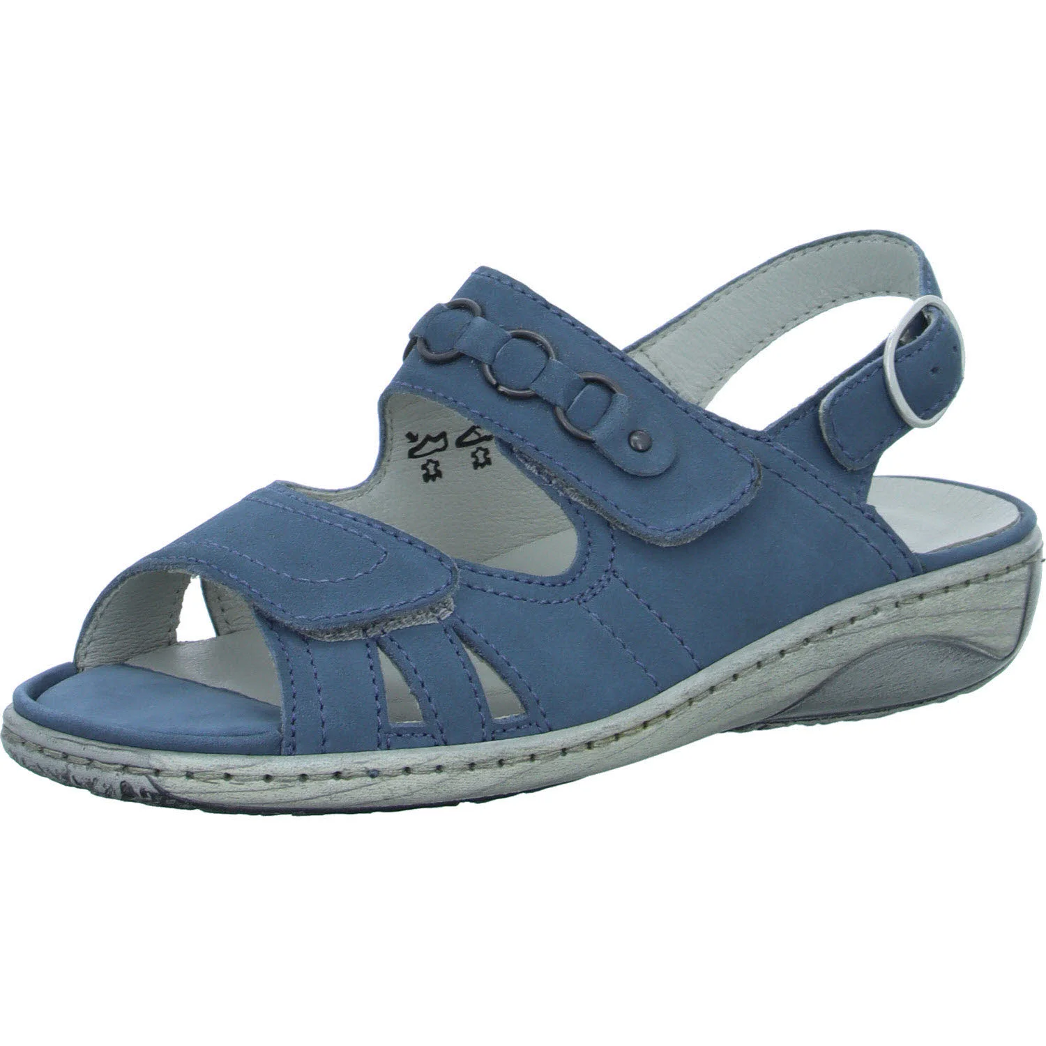 Element 2 von 8 (Bild) – Waldläufer Damen Sandalen 210004-191/263 Garda denim G (normal)