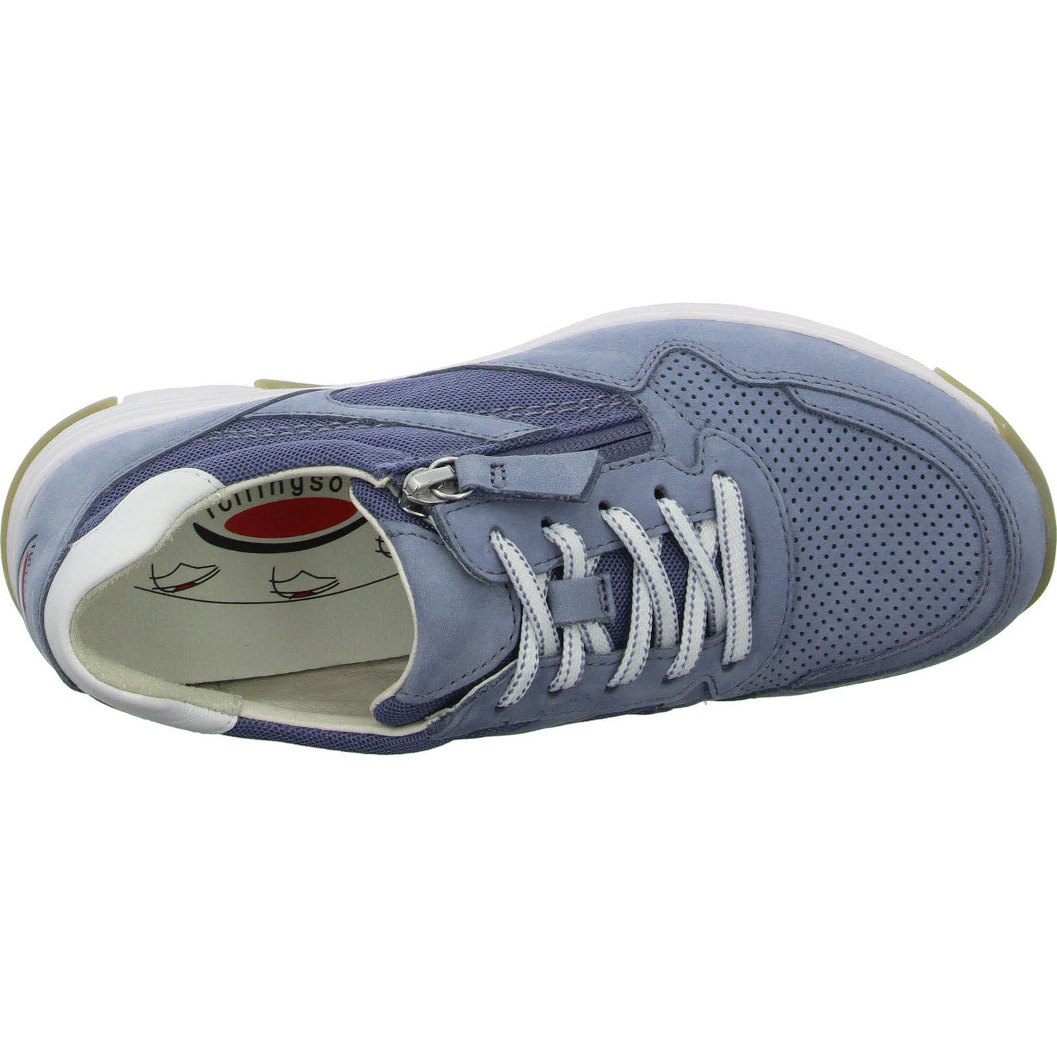 Gabor Rollingsoft Damen Schnürschuhe 86.978.26 86.978 heaven/weiss G (normal)
