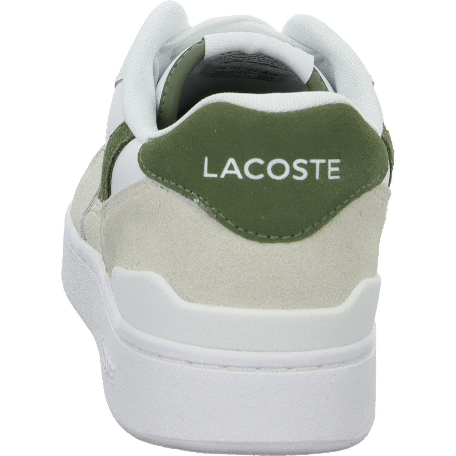 Lacoste Herren Schnürschuhe 51SMA0168_2H4 Men's T-Clip Set Sneakers white/khaki normal