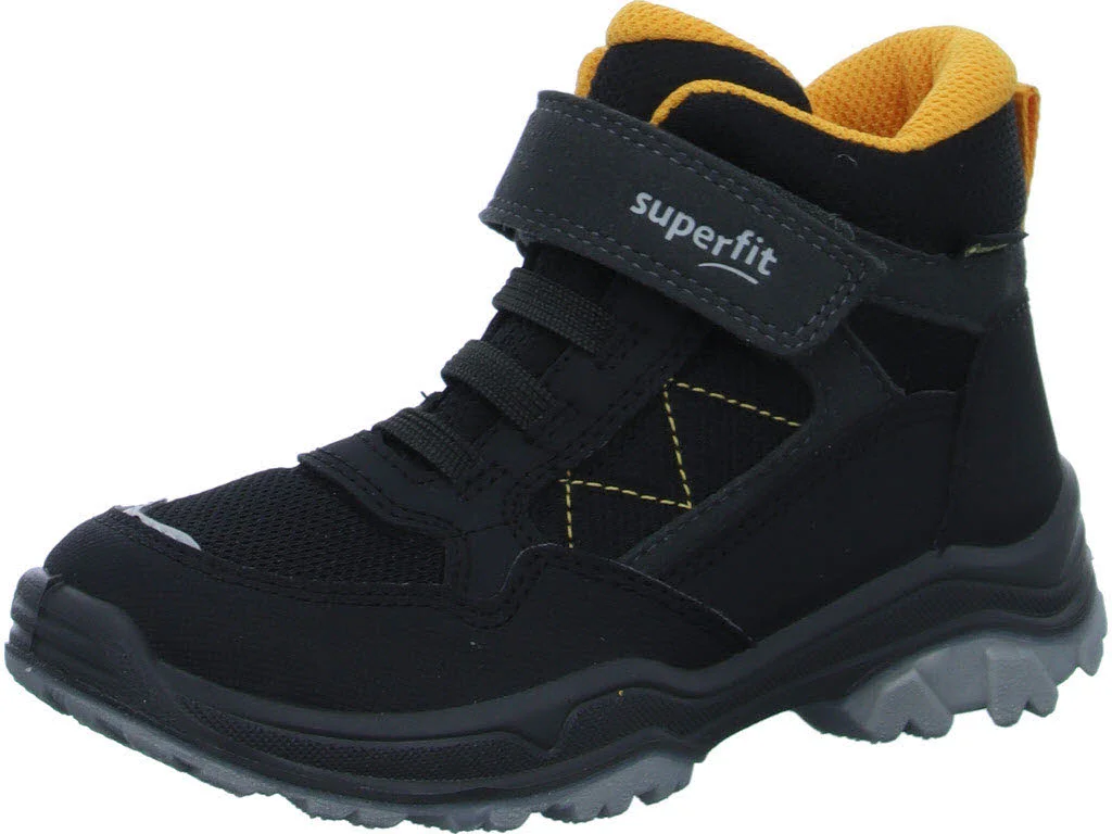 Element 1 von 8 (Bild) – Superfit Kinder Winterstiefel 1-000065-0015 Jupiter SCHWARZ/ORANGE WMS weit