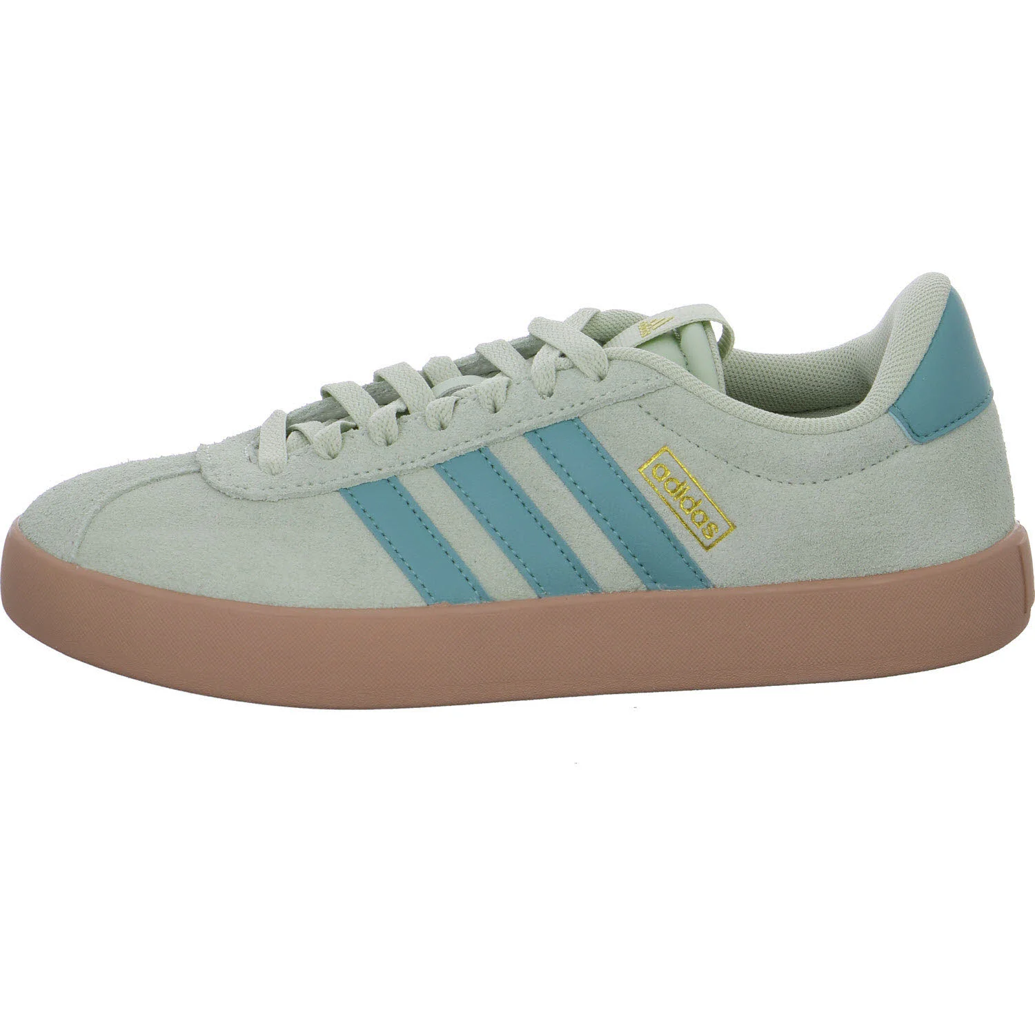 Adidas Damen Schnürschuhe KI2077 VL COURT 3.0 linen green/mint ton/gold ton/gold met. normal