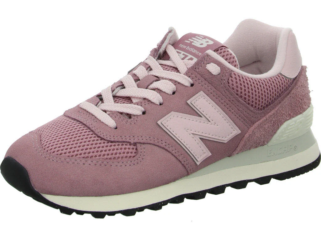 New Balance Damen Schnürschuhe W57424E 574 alpha pink/NB white normal