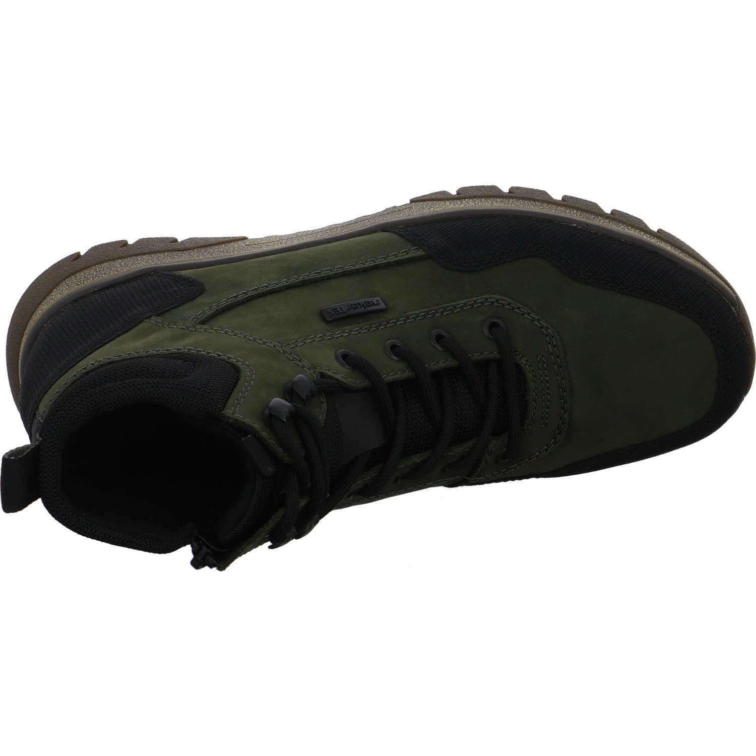 Rieker Herren Schnürstiefel warm B9310-54 B9310 schwarz/moor/schwarz/schwarz H (extra weit)