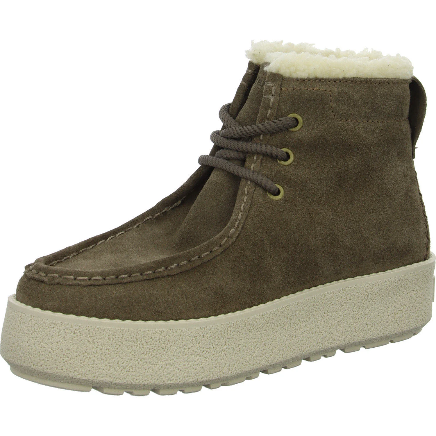 Marc O'Polo Damen Schnürstiefel warm 510 16346301300 718 51016346301300 dark taupe normal