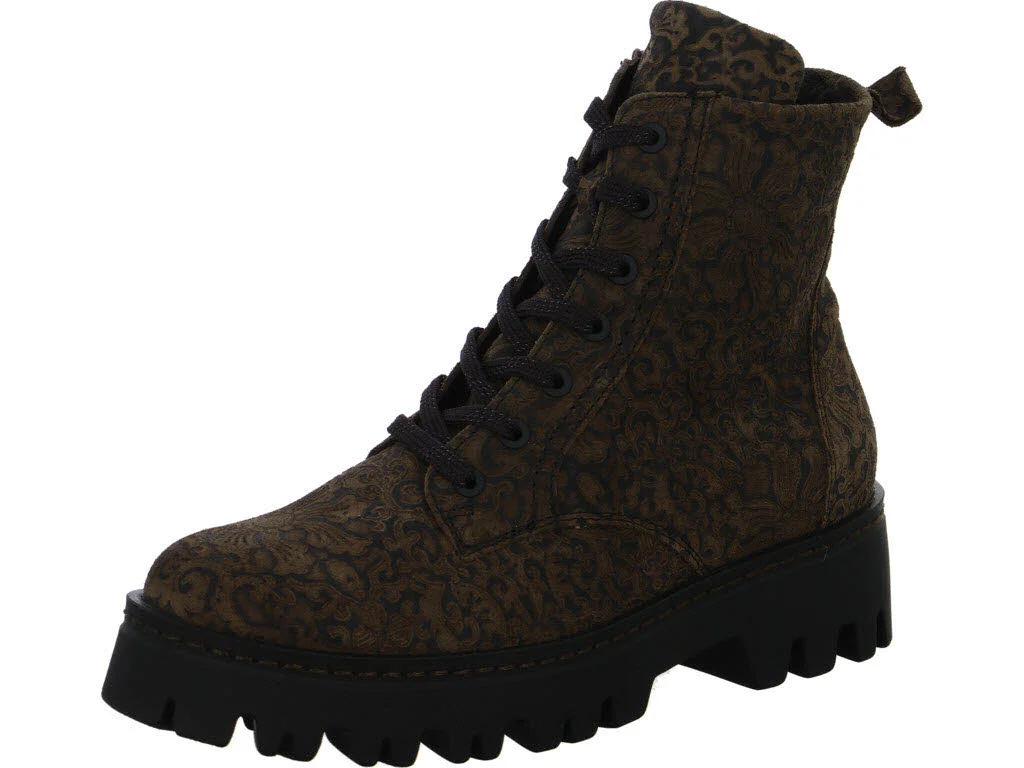 Waldläufer Damen Schnürstiefel 732808-124/192 H-London brown H (weit)