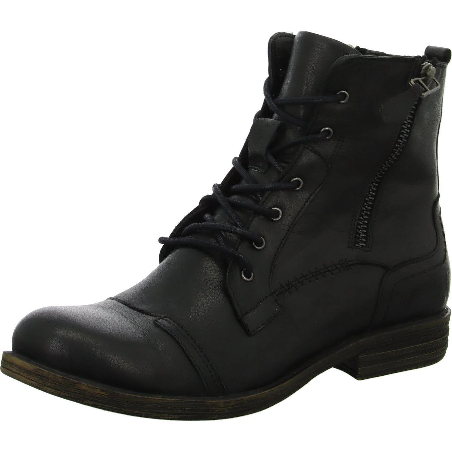 2go Fashion Damen Schnürstiefel 8994505-9 8994505 schwarz normal