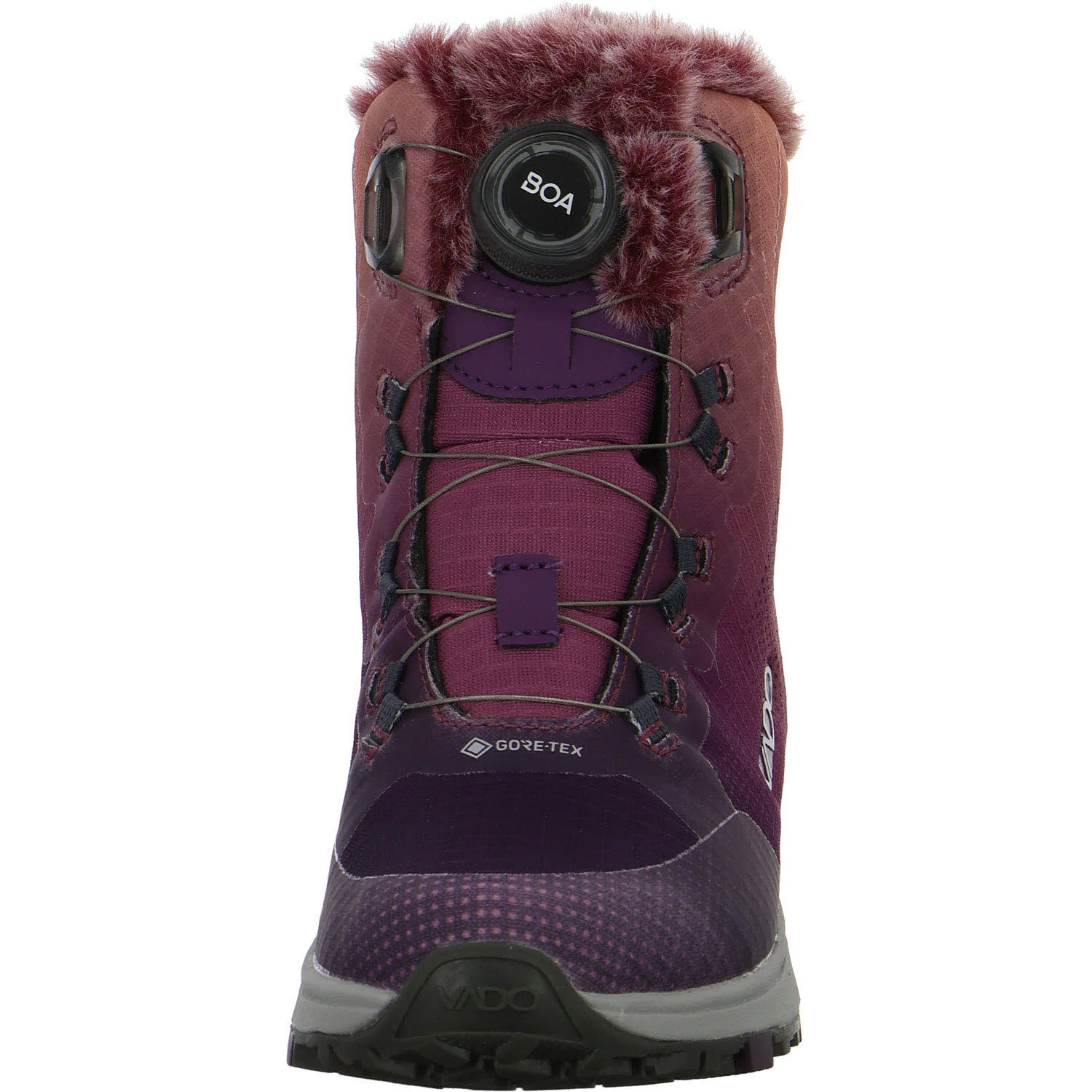 Element 3 von 8 (Bild) – VADO Kinder Winterstiefel 33439-3401/344 WENDY High BOA GTX berry/salmon normal