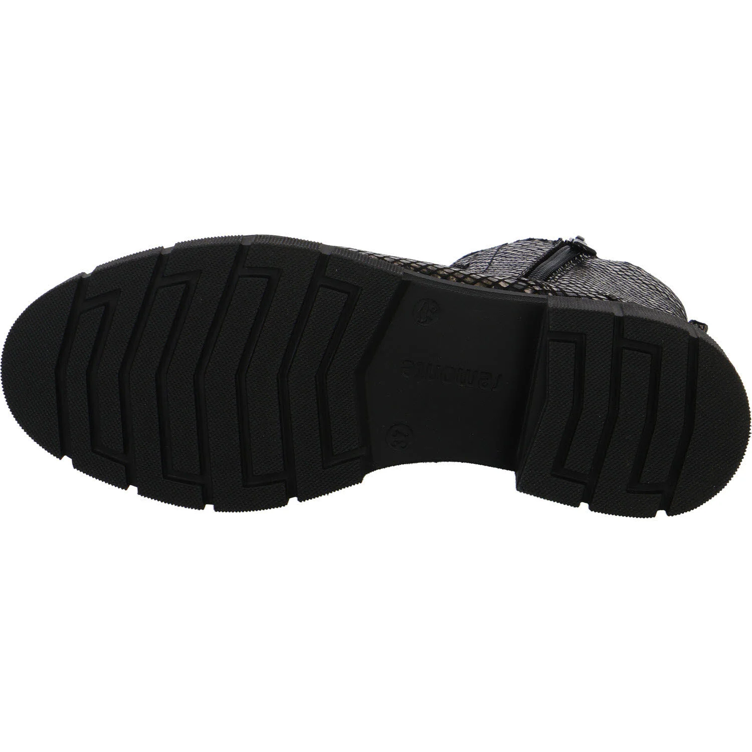 Remonte Damen Schnürstiefel D2S72-03 D2S72 schwarz-braun G (weit)