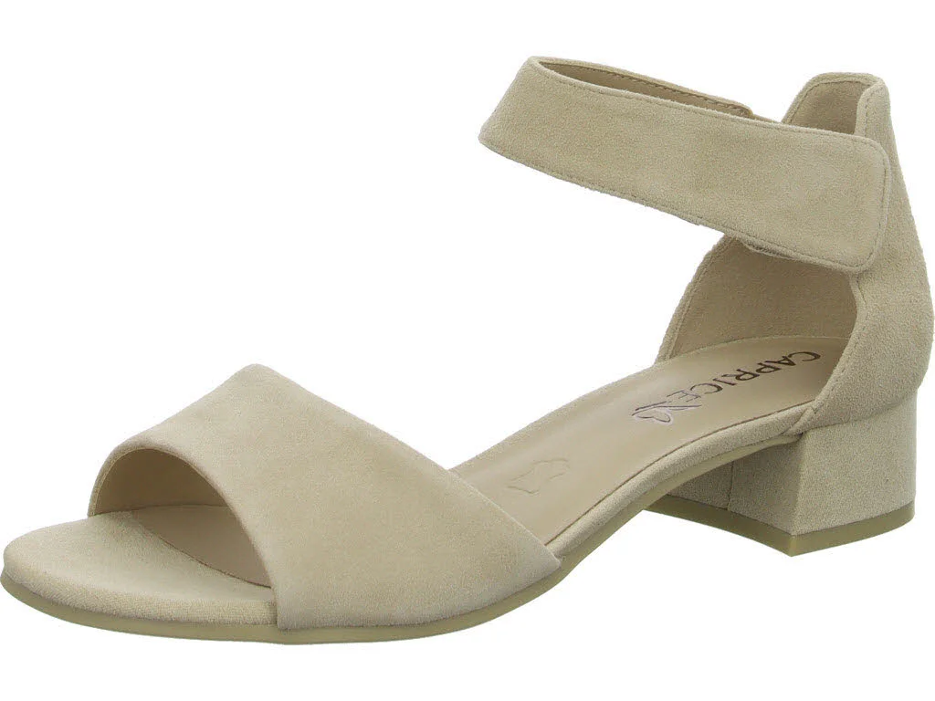 Caprice Damen Sandalen 9-28212-42-405 9-28212-42 beige suede G (normal)