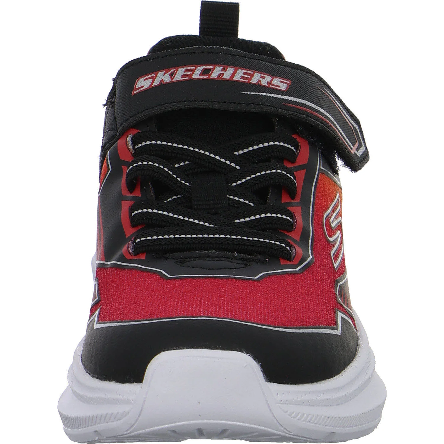 Skechers Kinderschuh zum Schlupfen 404127L BKRD Microspec Velocity - Grid-Drift black/red normal
