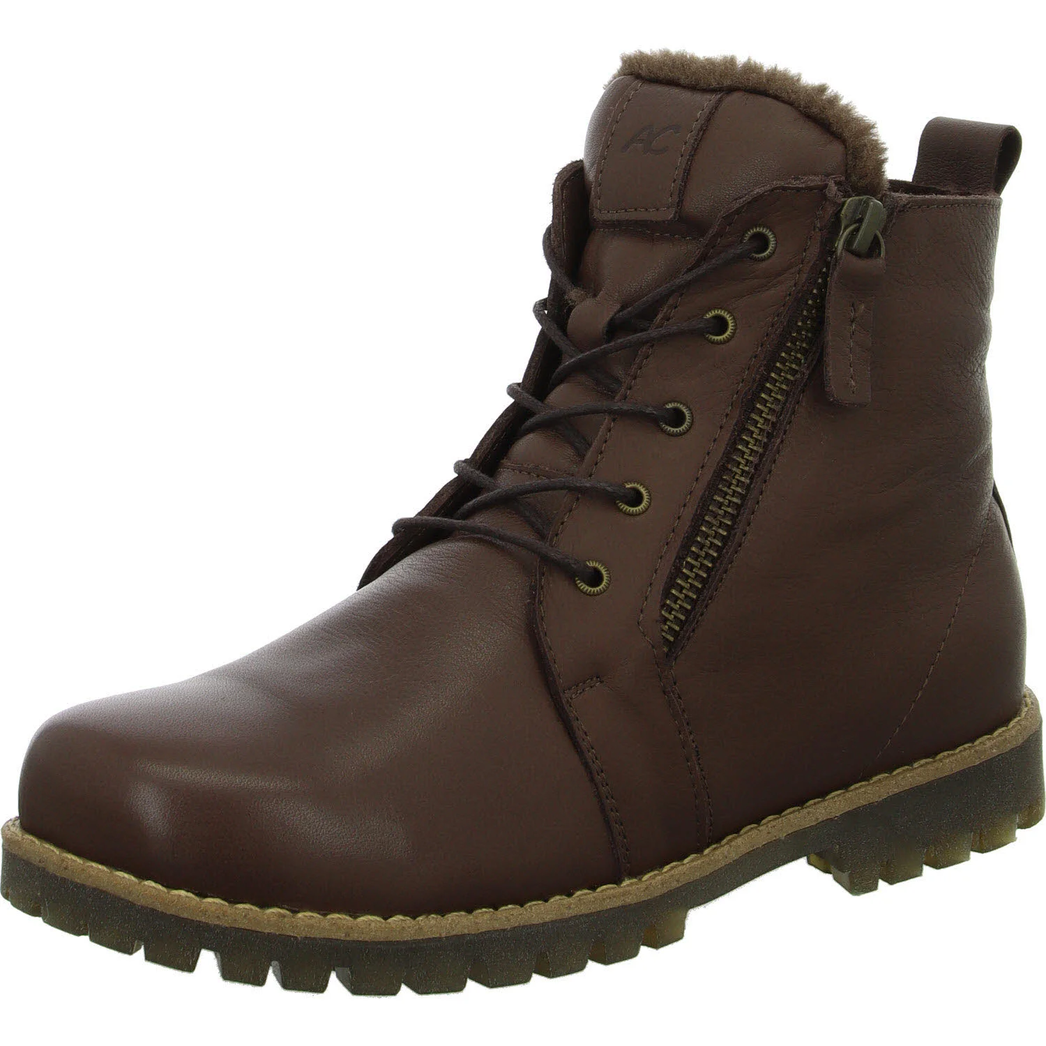 Andrea Conti Damen Schnürstiefel warm 0346060/795 0346060 mokka normal