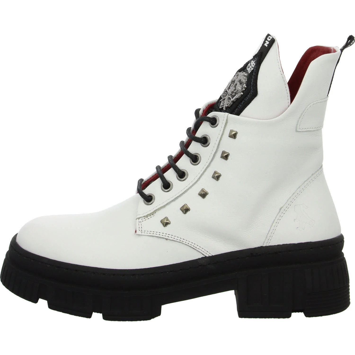 2go Fashion Damen Schnürstiefel 8249501-1 8249501 weiss normal
